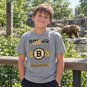 Boston Bruins tricou de copii Timeless Ss grey