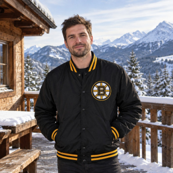 Boston Bruins geacă de bărbați NHL Drift Track black