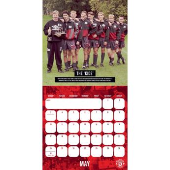 Manchester United calendar Legends Square 2027