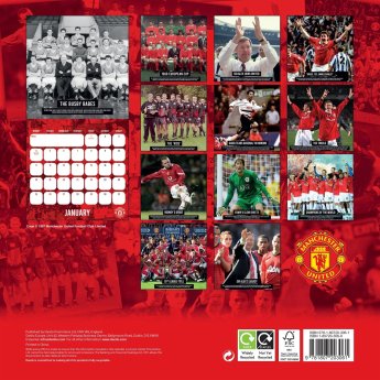 Manchester United calendar Legends Square 2027