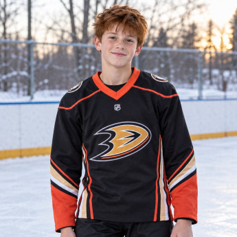Anaheim Ducks tricou de hochei pentru copii black Replica Home Jersey