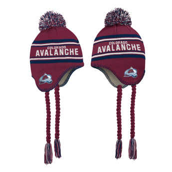 Colorado Avalanche căciula de iarnă pentru copii Jacquard Tassel Knit With Pom