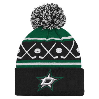 Dallas Stars căciula de iarnă pentru copii Face-Off Cuff Pom