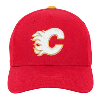 Calgary Flames șapcă de baseball pentru copii Precurved Snap
