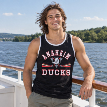 Anaheim Ducks maiou de bărbați NHL Orange Tank