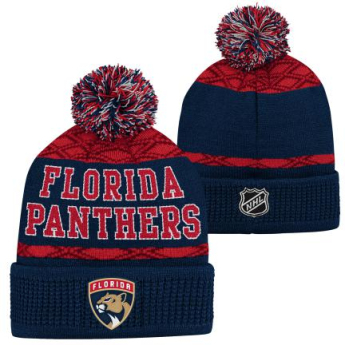 Florida Panthers căciula de iarnă pentru copii Puck Pattern Cuffed Pom