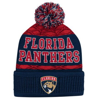 Florida Panthers căciula de iarnă pentru copii Puck Pattern Cuffed Pom