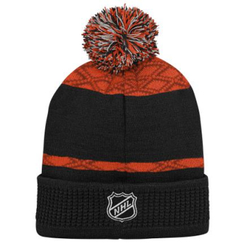 Anaheim Ducks căciula de iarnă pentru copii Puck Pattern Cuffed Pom