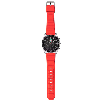FC Liverpool ceas Mens Silicone Strap Chronograph Watch