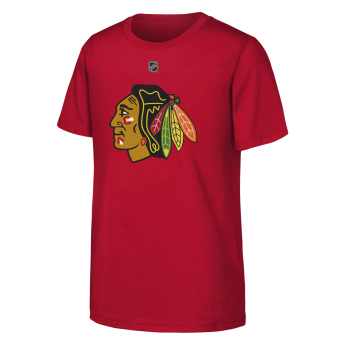 Chicago Blackhawks tricou de copii Connor Bedard #98 NHL Flat Name & Number Short Sleeve Cotton