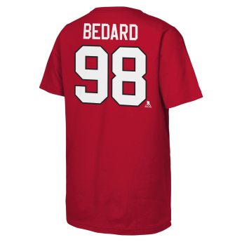 Chicago Blackhawks tricou de copii NHL Flat Name & Number Short Sleeve Cotton