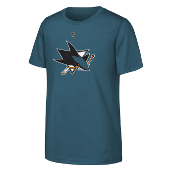 San Jose Sharks tricou de copii NHL Primary Logo Short Sleeve