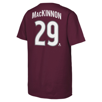 Colorado Avalanche tricou de copii NHL Flat Name & Number Short Sleeve Cotton