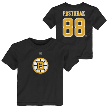 Boston Bruins tricou de copii NHL Flat Name & Number Short Sleeve Cotton
