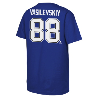 Tampa Bay Lightning tricou de copii NHL Flat Name & Number Short Sleeve