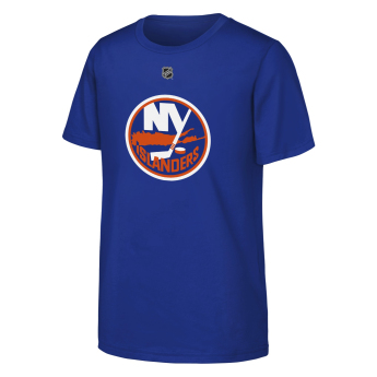 New York Islanders tricou de copii Matthew Schaefer #48 NHL Flat Name & Number Short Sleeve Cotton