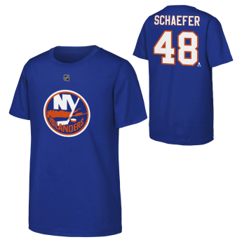 New York Islanders tricou de copii NHL Flat Name & Number Short Sleeve Cotton
