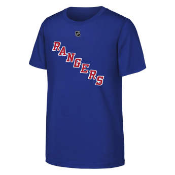 Dětské tričko Igor Shesterkin #31 New York Rangers NHL Flat Name & Number Short Sleeve Cotton