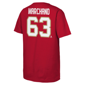 Florida Panthers tricou de copii Brad Marchand #63 NHL Flat Name & Number Short Sleeve Cotton