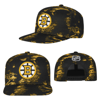 Boston Bruins șapcă de baseball pentru copii NHL Dynamics Flat Brim Snapback