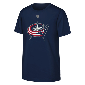 Columbus Blue Jackets tricou de copii Adam Fantilli #19 NHL Flat Name & Number Short Sleeve Cotton