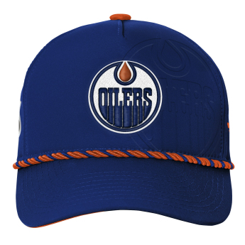 Edmonton Oilers șapcă de baseball pentru copii NHL Authentic Pro 2026 Podium Cap
