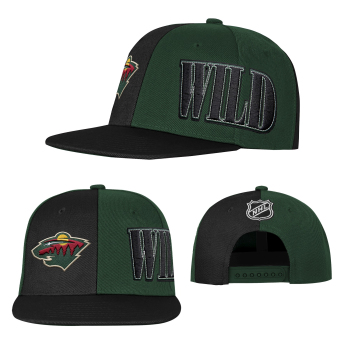 Minnesota Wild șapcă de baseball pentru copii NHL Icebound Flatbrim Snapback