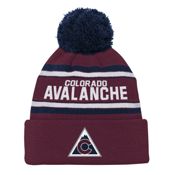 Colorado Avalanche căciula de iarnă pentru copii NHL 3rd Jersey Jacquard Cuff Pom