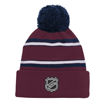 Colorado Avalanche căciula de iarnă pentru copii NHL 3rd Jersey Jacquard Cuff Pom