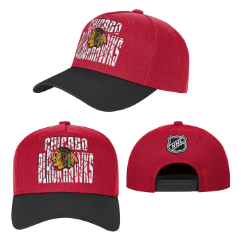 Chicago Blackhawks șapcă de baseball pentru copii NHL Icebound Pro Crown