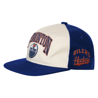 Edmonton Oilers șapcă de baseball pentru copii NHL Flatbrim Arch Deadstock Snapback