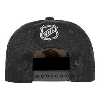 Minnesota Wild șapcă de baseball pentru copii NHL Flatbrim Arch Deadstock Snapback