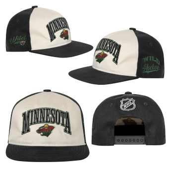 Minnesota Wild șapcă de baseball pentru copii NHL Flatbrim Arch Deadstock Snapback