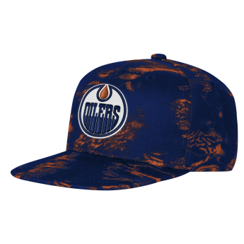 Edmonton Oilers șapcă de baseball pentru copii NHL Dynamics Flat Brim Snapback