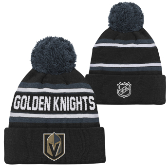 Vegas Golden Knights căciula de iarnă pentru copii NHL 3rd Jersey Jacquard Cuff Pom