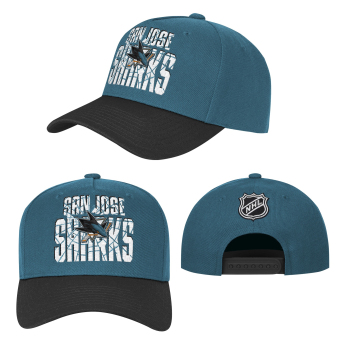 San Jose Sharks șapcă de baseball pentru copii NHL Icebound Pro Crown
