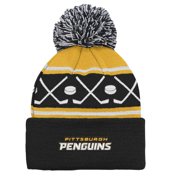 Pittsburgh Penguins căciula de iarnă pentru copii NHL Face-Off Cuff Pom