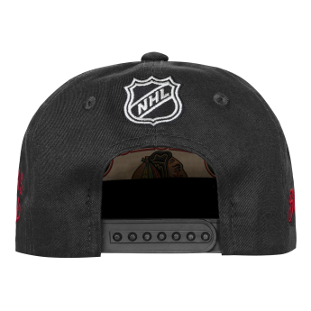 Chicago Blackhawks șapcă de baseball pentru copii NHL Flatbrim Arch Deadstock Snapback