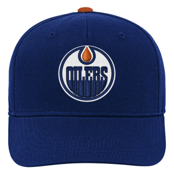 Edmonton Oilers șapcă de baseball pentru copii NHL Precurved Snap