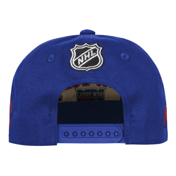 New York Rangers șapcă de baseball pentru copii NHL Flatbrim Arch Deadstock Snapback