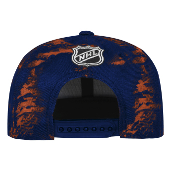 Edmonton Oilers șapcă de baseball pentru copii NHL Dynamics Flat Brim Snapback