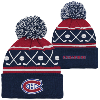 Montreal Canadiens căciula de iarnă pentru copii NHL Face-Off Cuff Pom