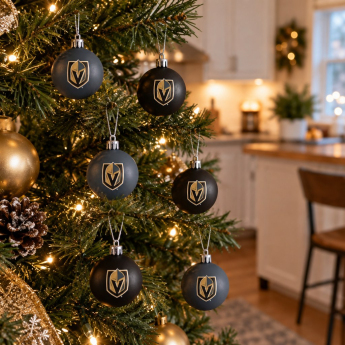 Vegas Golden Knights decorațiuni de Crăciun NHL 12 Pack Ball Ornament Set