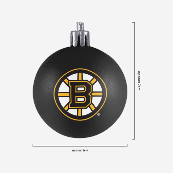 Boston Bruins decorațiuni de Crăciun NHL 12 Pack Ball Ornament Set