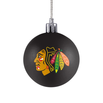 Vánoční ozdoby Chicago Blackhawks NHL FOCO 12 Pack Ball Ornament Set