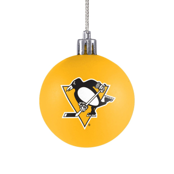 Pittsburgh Penguins decorațiuni de Crăciun NHL 12 Pack Ball Ornament Set
