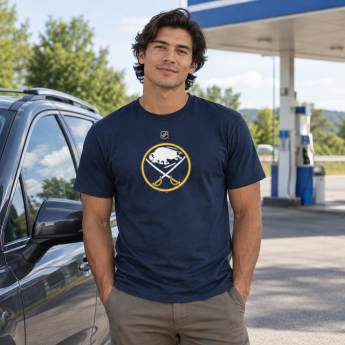 Buffalo Sabres tricou de bărbați navy #15 Jack Eichel
