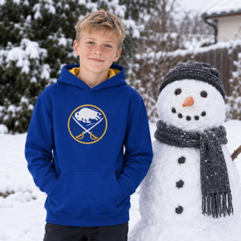Buffalo Sabres hanorac cu glugă pentru copii Prime Po Flc Hood -Home