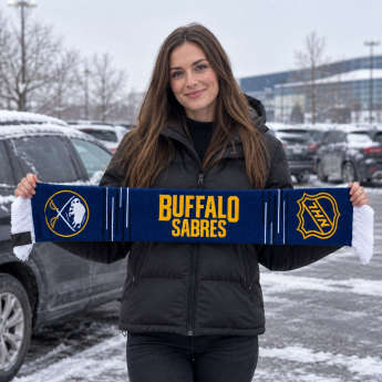 Buffalo Sabres eșarfă de iarnă NHL Patch Letter