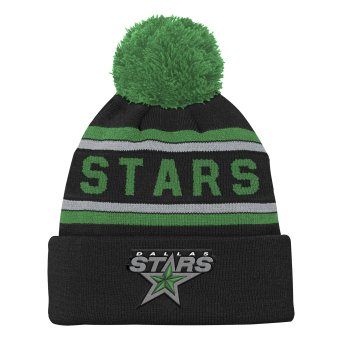 Dallas Stars căciula de iarnă pentru copii NHL 3Rd Jersey Jacquard Cuff Pom